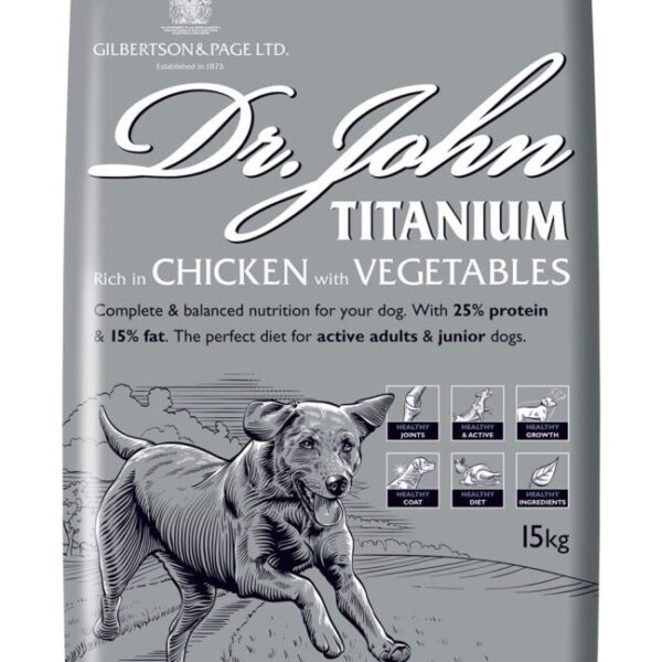 Dr John Titanium Dog Food 15kg