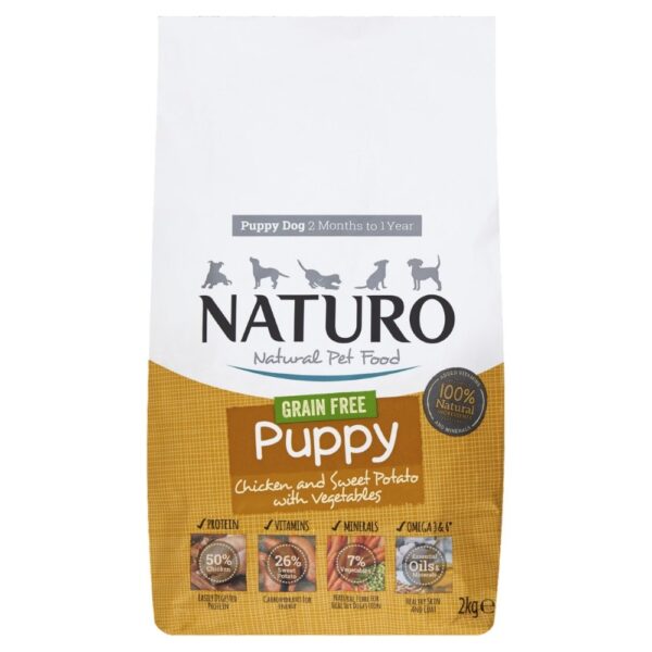 Naturo Puppy Grain Free Chicken with Sweet Potato & Veg 2kg