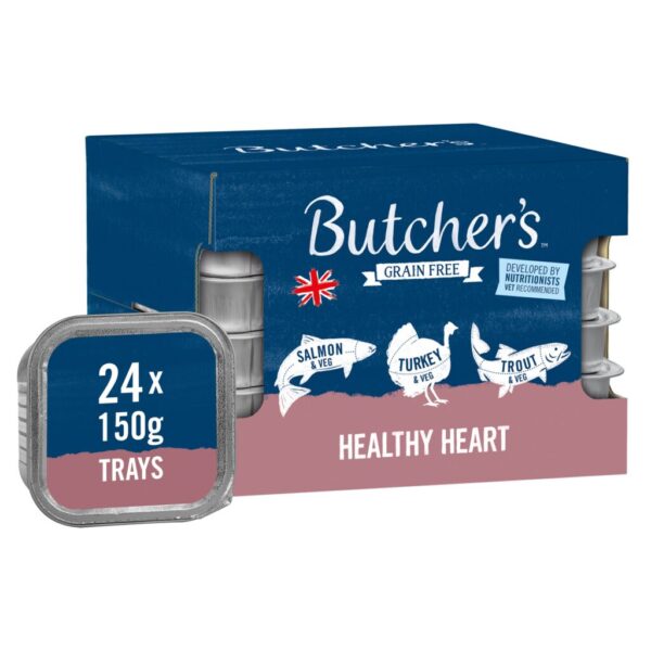 Butcher's Healthy Heart Dog Food Trays 24x 150g
