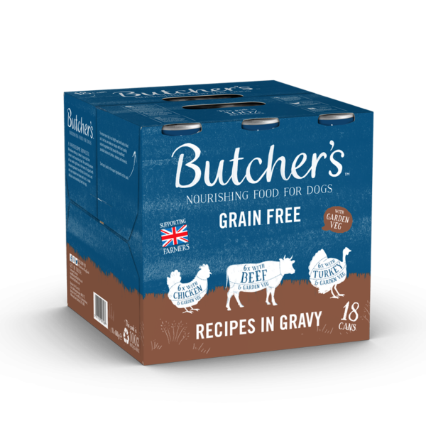 Butcher's Recipes in Gravy Dog Food Cans 18 x 400g