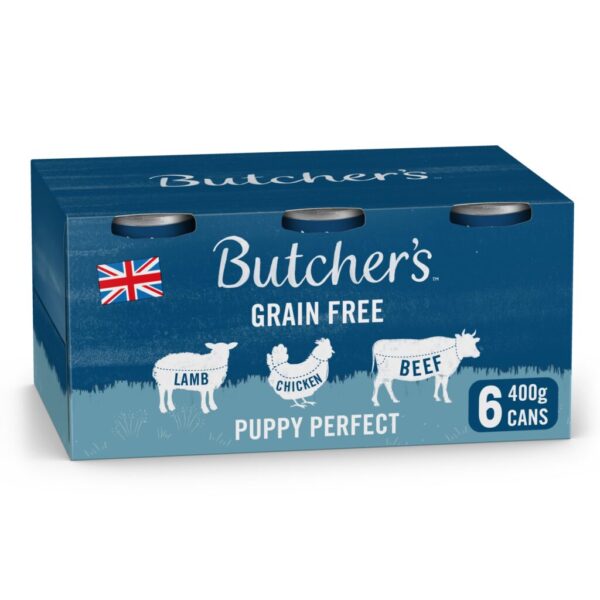 Butcher's Puppy Perfect Dog Food Cans 6 x 400g