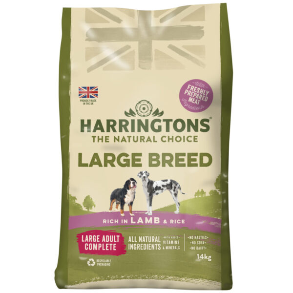 Harringtons Large Breed rich in Lamb & Rice 14kg