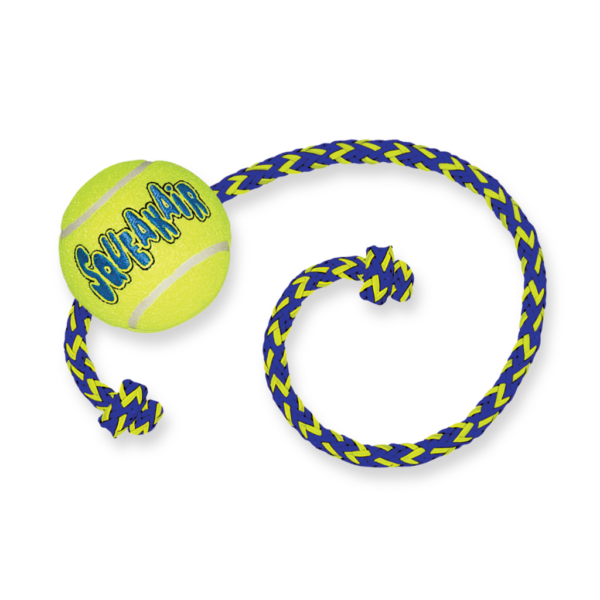KONG SqueakAir Ball Medium 2½" with Rope