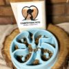 Maze slow feeder bowl - Pale blue