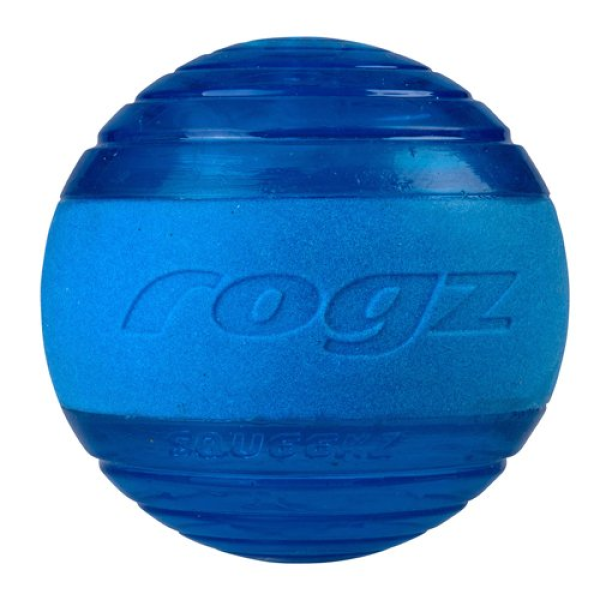Rogz Squeekz Ball Blue